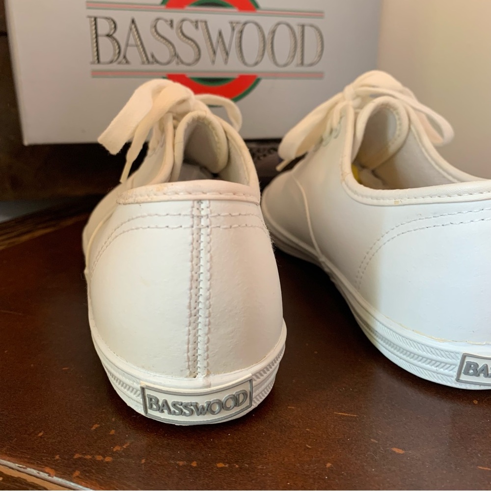 NEW Vintage 1993 Basswood Leather Oxford Sneakers - Picture 7 of 12
